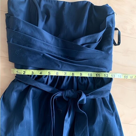 CYNTHIA ROWLEY STRAPLESS MIDNIGHT BLUE DRESS SIZE 8 - Picture 8 of 8